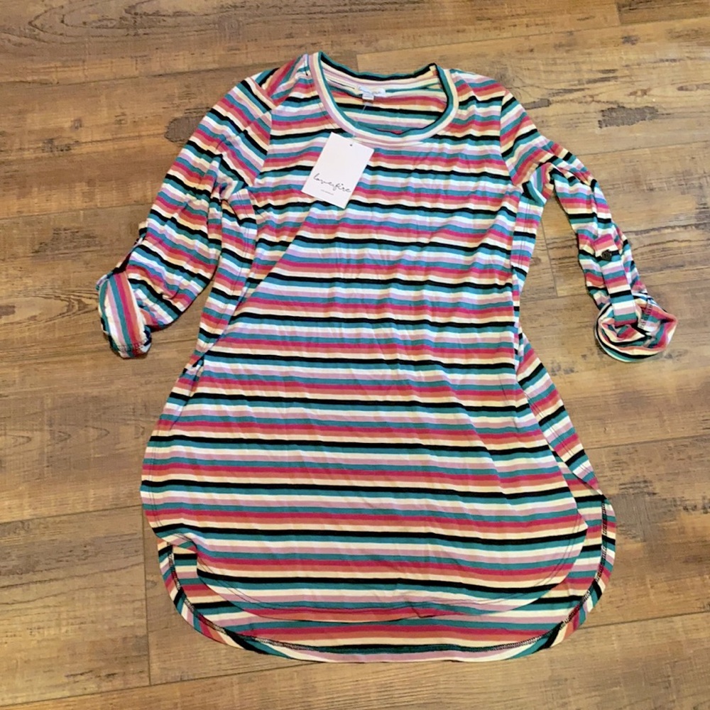 NWT Stripped tunic! NEVER WORN!!! Soooo soft!